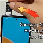samsung a52 sim card slot